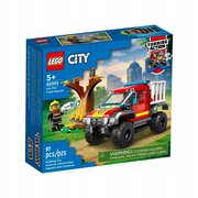 Конструктор LEGO City 60393 4x4 Fire truck rescue, 97 дет.