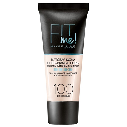 фото Maybelline Тональный крем Fit Me, 30 мл, оттенок: 100 фарфоровый