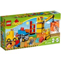 Конструктор LEGO DUPLO 10813 Большая стройплощадка, 67 дет.