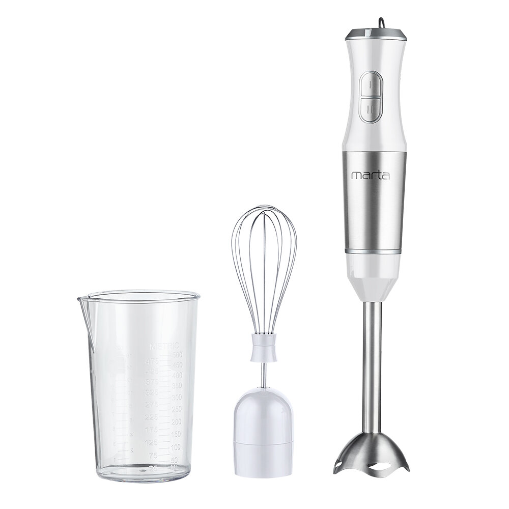 фото Блендер погружной MARTA MT-1577 NEW белый жемчуг