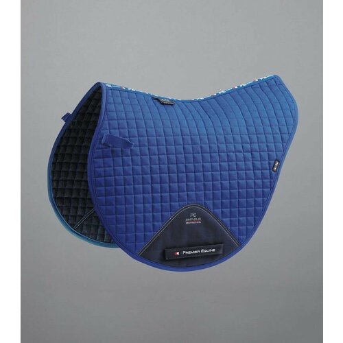 фото Вальтрап для лошади из хлопка close contact cotton cross country saddle pad (синий) нет бренда