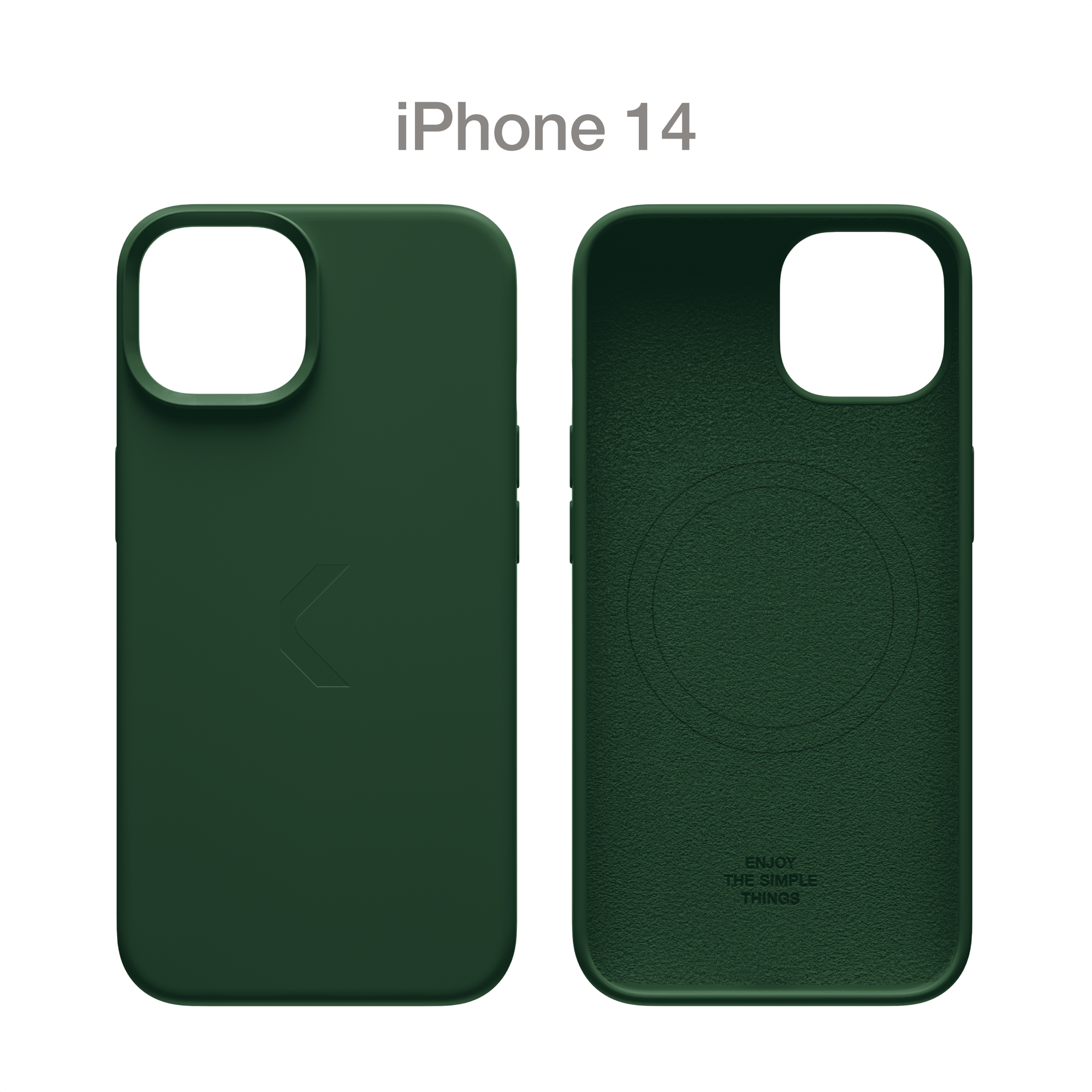 Силиконовый чехол COMMO Shield Case для iPhone 14 с поддержкой беспроводной зарядки, Green