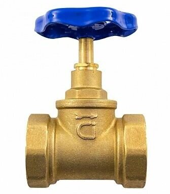 фото Клапан запорный БАЗ 15Б3р Ду20 А50 3/4" PN16 / для ГВС, для ХВС, для систем отопления / 25 бар, латунь, внутренняя резьба арт. БАЗ. А50.20