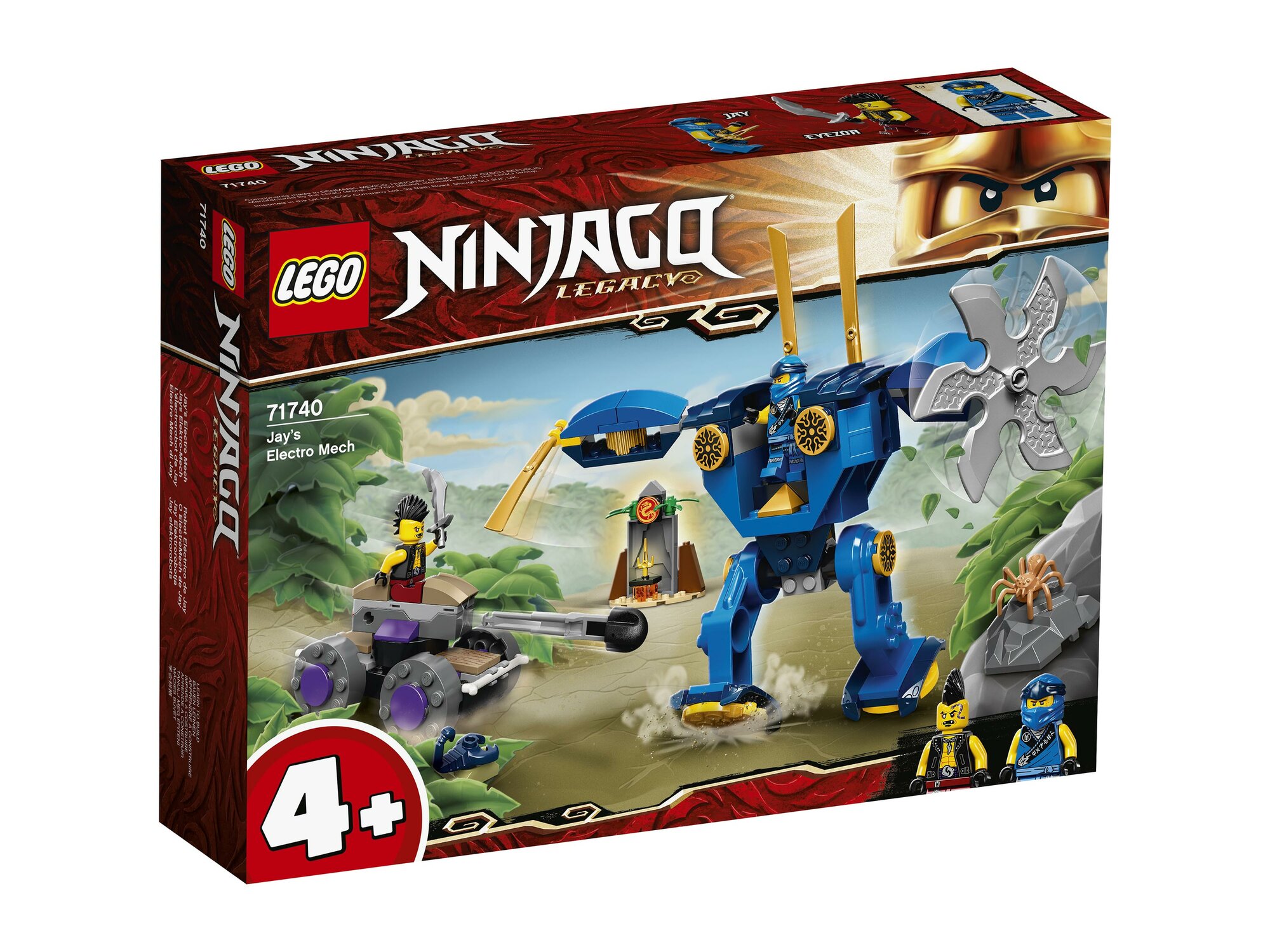 Конструктор LEGO Ninjago 71740 Электрический робот Джея - фото №1