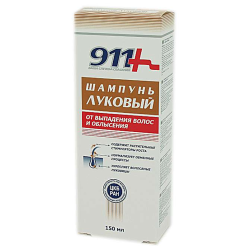 фото 911+ шампунь луковый от