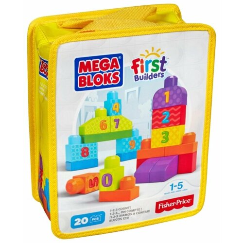 фото Конструктор mega bloks first builders dlh85 посчитай