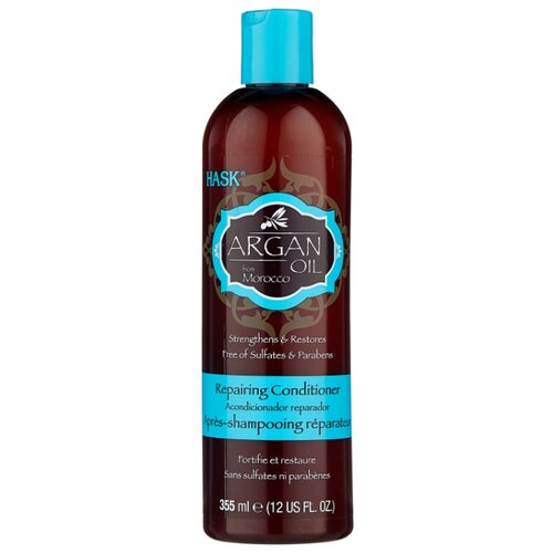 фото Hask кондиционер для волос Argan Oil Repairing, 355 мл