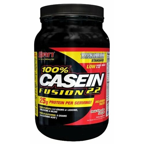 фото Протеин s.a.n. 100% casein fusion, 1008 гр., шоколад