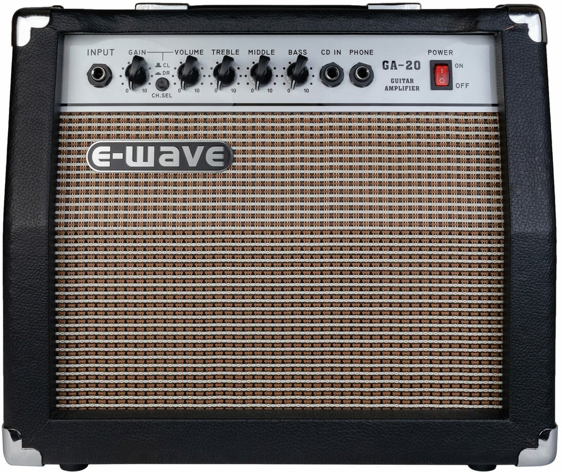 E-WAVE GA-20 комбоусилитель для электрогитары, 1x6.5', 20 Вт