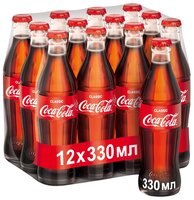 Газированный напиток Coca-Cola Classic, 0.33 л, 12 шт.