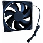 Вентилятор Case Cooler Foxline FL-F120PWM, 120mm, 4pin PWM connector - изображение