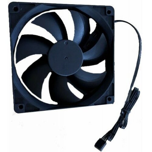 Вентилятор Case Cooler Foxline FL-F120PWM, 120mm, 4pin PWM connector 120mm15 led ultra silent computer pc case cooling fan cpu cooler 12v with rubber quiet molex connector 3 4pin plug fans cooler