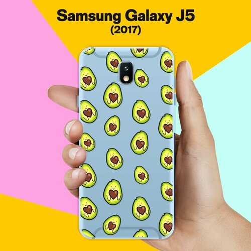 Силиконовый чехол на Samsung Galaxy J5 (2017) Авокадо / для Самсунг Галакси Джей 5 2017 силиконовый чехол на samsung galaxy j5 2017 самсунг галакси джей 5 2017 постер pop art