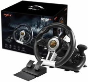 Игровой руль контроллер с педалями для ПК\ Игровой руль для ПК, Xbox-One, PS4, PS3\ Гоночный симулятор вождения с педалями, передачами\ Джойстик игровой