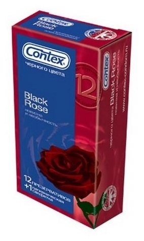 Презервативы Contex Black Rose