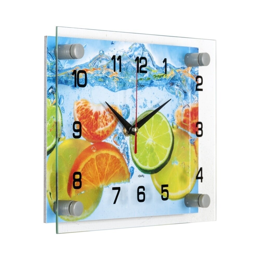 Часы настенные Рубин "Цитрусы в воде" (2026-798 )