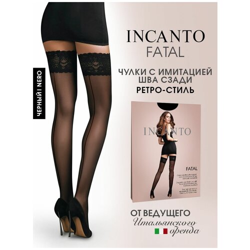 фото Чулки incanto fatal, 20 den, размер 2, черный