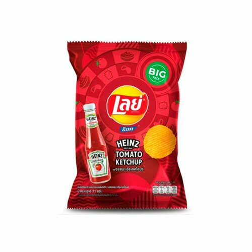 Чипсы Lay's лэйс кетчуп Heinz, 40 гр, Китай