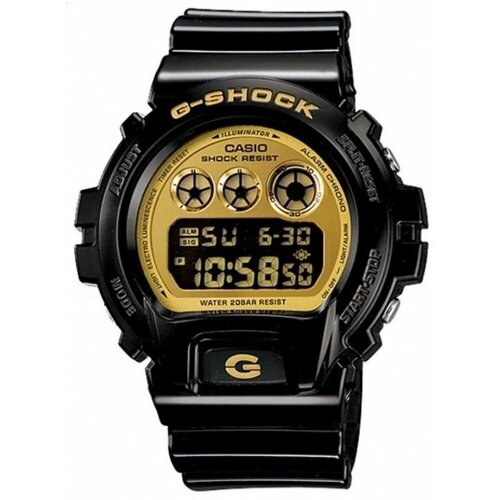 Наручные часы CASIO G-Shock, черный, золотой наручные часы casio g shock dw 6900cb 1