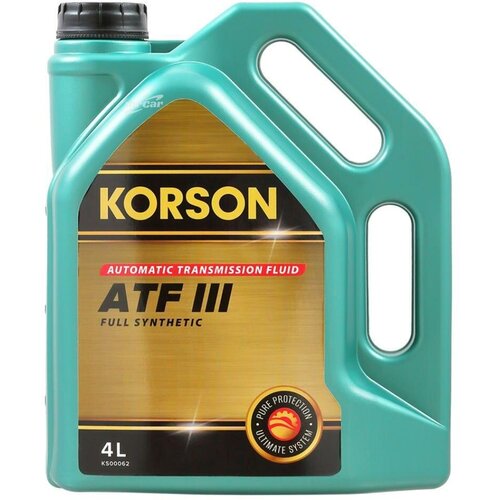 ATF III FULL SYNTHETIC 4л (авт. транс. синт. масло) KORSON KS00062