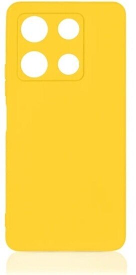 Силиконовый чехол DF для Infinix Note 30 Pro (4G), inCase-39 (yellow), желтый