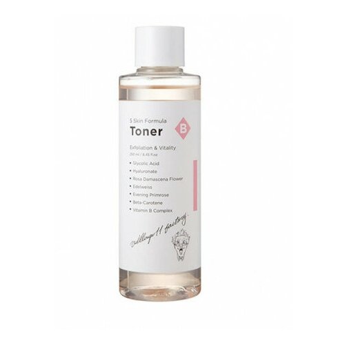 village 11 factory тонер очищающий p skin formula 250 мл VILLAGE 11 FACTORY B SKIN FORMULA TONER Очищающий тонер для лица