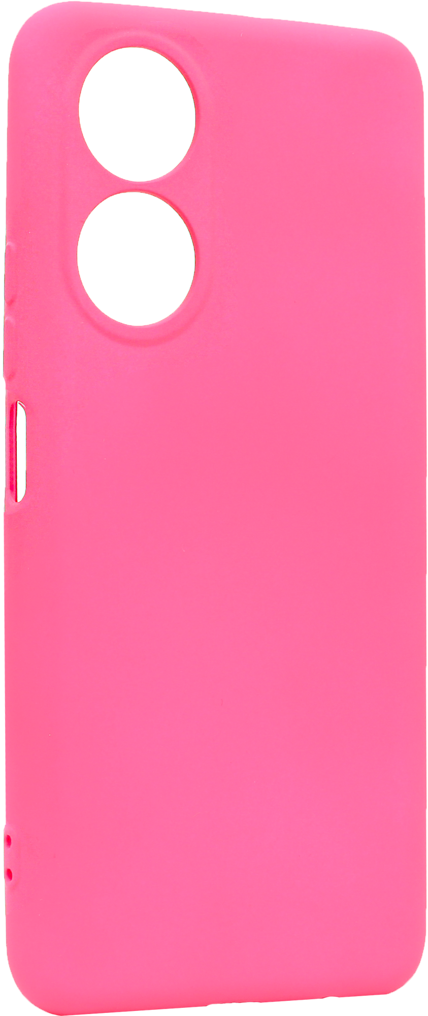 Чехол Soft-Touch Mobix для Honor x7 2022 с защитой камеры и бархатной подкладкой цвет : Ярко-Розовый