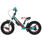 Алюминевый беговел с 2-мя тормозами Small Rider Motors (EVA) (аква) - изображение