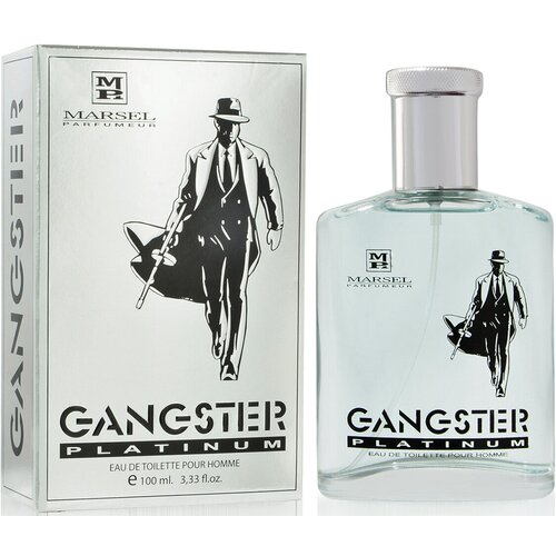Brocard men Gangster - Platinum Туалетная вода 100 мл. (marsel Parfumeur) marsel parfumeur мужская туалетная вода gangster noir 100 мл