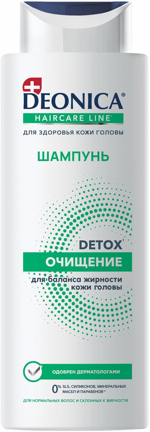 Deonica Шампунь для волос Deonica detox очищение, 380 мл