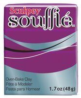 Полимерная глина Sculpey Souffle 6515 (пурпурный), 48г