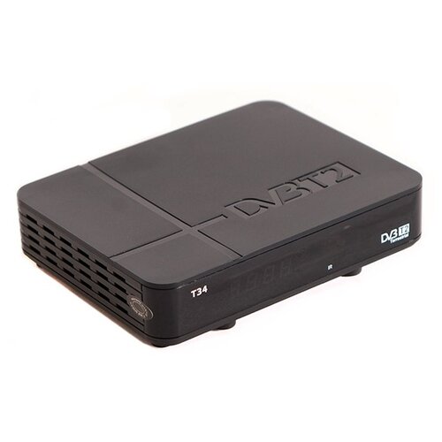 Ресивер DVB-T2 сигнал T34, черный