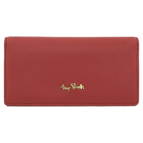 фото Кошелёк tony perotti contatto, женская, натуральная кожа, красный, 563333/4