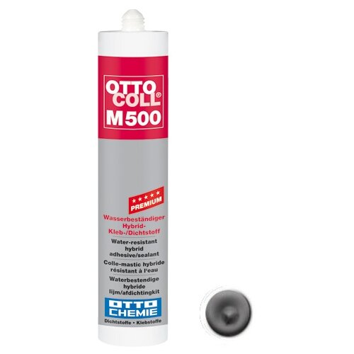 Профессиональный силановый клей-герметик для бассейнов OTTOCOLL М500 С02 (серый), 310мл