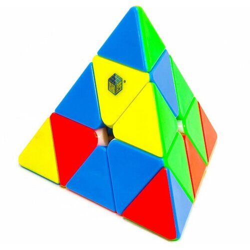 Головоломка Пирамидка Рубика YuXin Pyraminx Little Magic / Цветной пластик головоломка yuxin little magic 3x3x3 pyraminx magnetic color