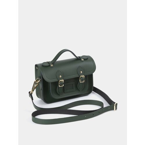 фото Сумка the mini satchel csatchthe-mini-satchel-racing-green классическая, зеленый нет бренда