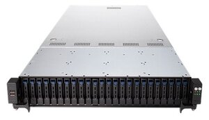 Сервер ASUS RS720-E9-RS24-E без процессора/без ОЗУ/без накопителей/количество отсеков 2.5" hot swap: 24/2 x 1200 Вт/LAN 1 Гбит/c