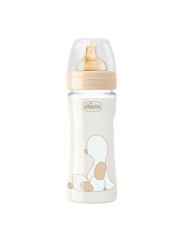 Бутылочка для кормления Chicco Original Touch Uni 2мес., латексная соска, РР, 250мл./бутылка для кормления/для путешествий/бутылочка детская с соской/детская бутылка/для новорожденных/ бутылка для вод - фотография № 5