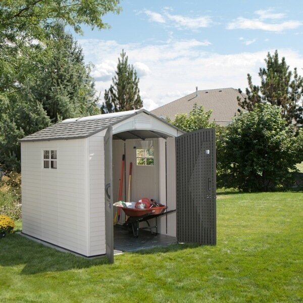 Сарай Lifetime 7 x 9.5ft Heavy Duty Plastic Shed - фотография № 15