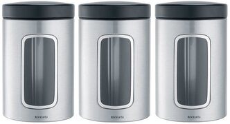 Brabantia Банка для сыпучих продуктов 335341 3х1.4 л