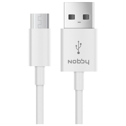фото Кабель Nobby USB - MicroUSB (DT-005) 1 м белый