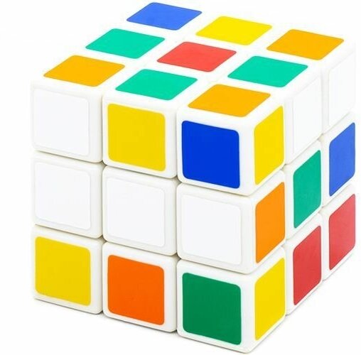 Кубик Рубика ShengShou 3x3х3 Wind Скоростной / Белый пластик / Развивающая головоломка