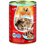 Корм для кошек Propesko с лососем, с форелью 415 г (кусочки в соусе) - изображение