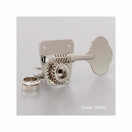 Gotoh FB30-N-(L4) колки для 4-струнной бас-гитары, 70's F-style, 4 в ряд, никель