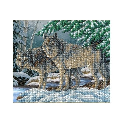 фото Набор волки 31,2х26 русская искусница 820