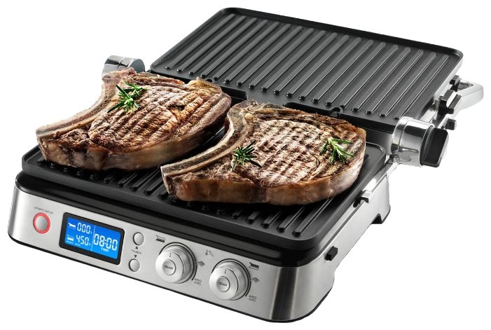 Гриль контактный De'Longhi MultiGrill CGH 1030D 3 вида пластин и встроенные тены