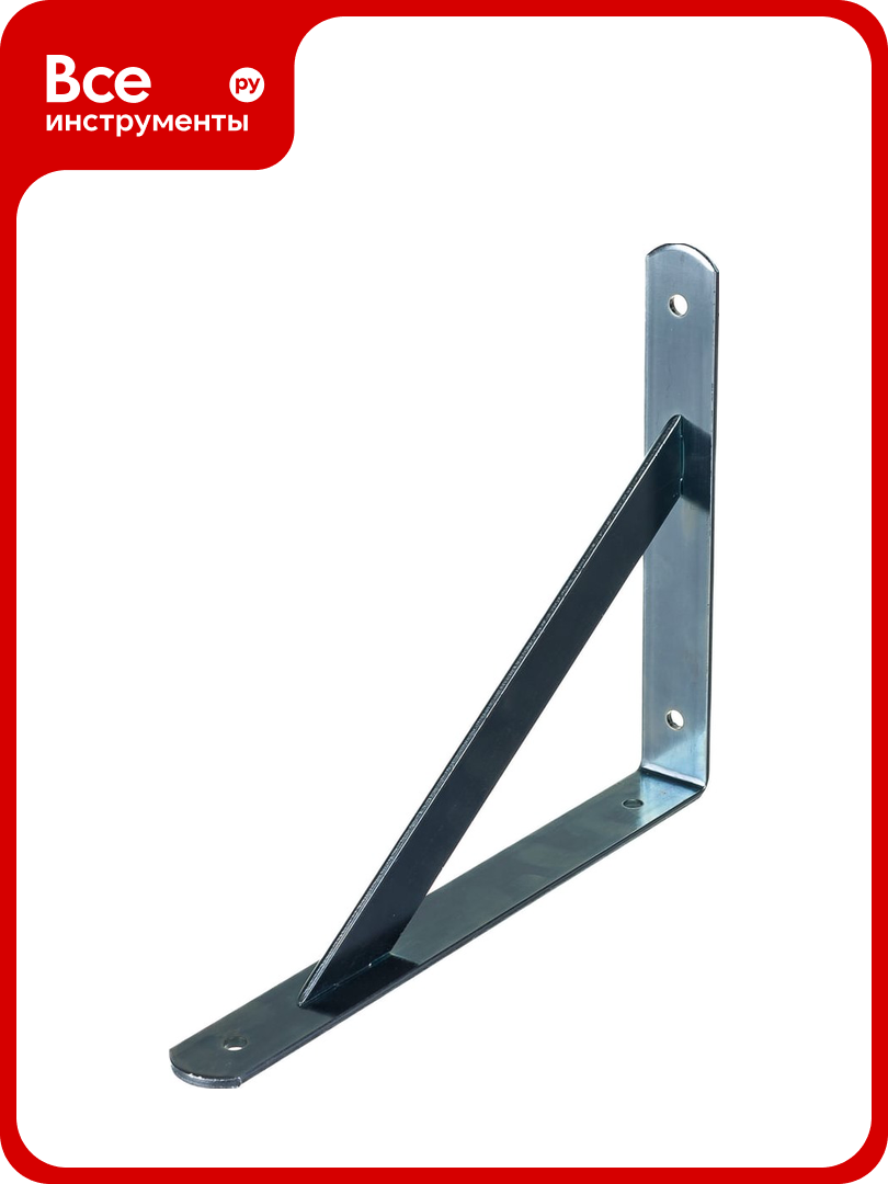 Усиленный уголок-кронштейн STAYER MASTER 250х200х30х4мм 37421-5