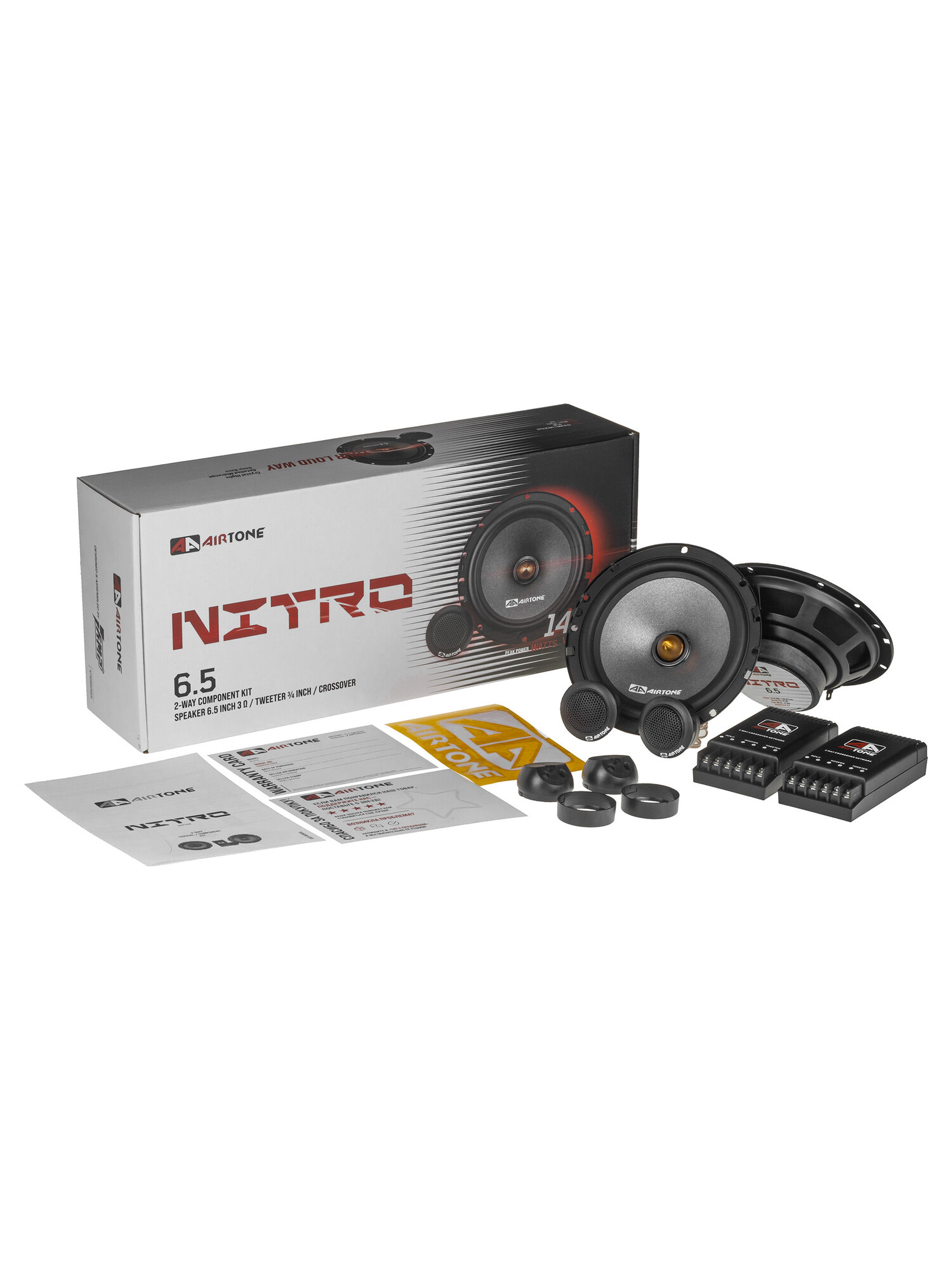 Динамики AirTone NITRO 6.5, компонентные, 16,5 см, 2 полосы, 70Вт, 91дБ