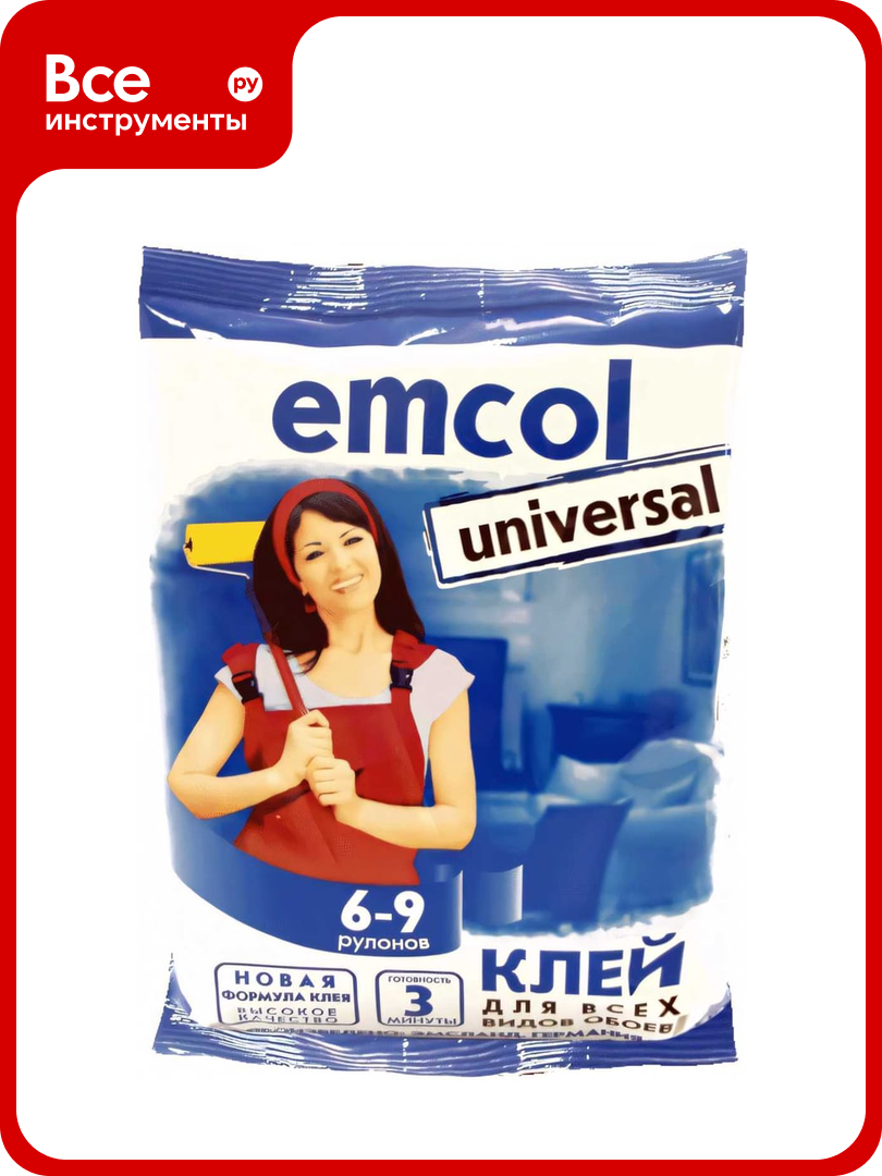 Клей для обоев emcol Универсал 200 г 4607133680350