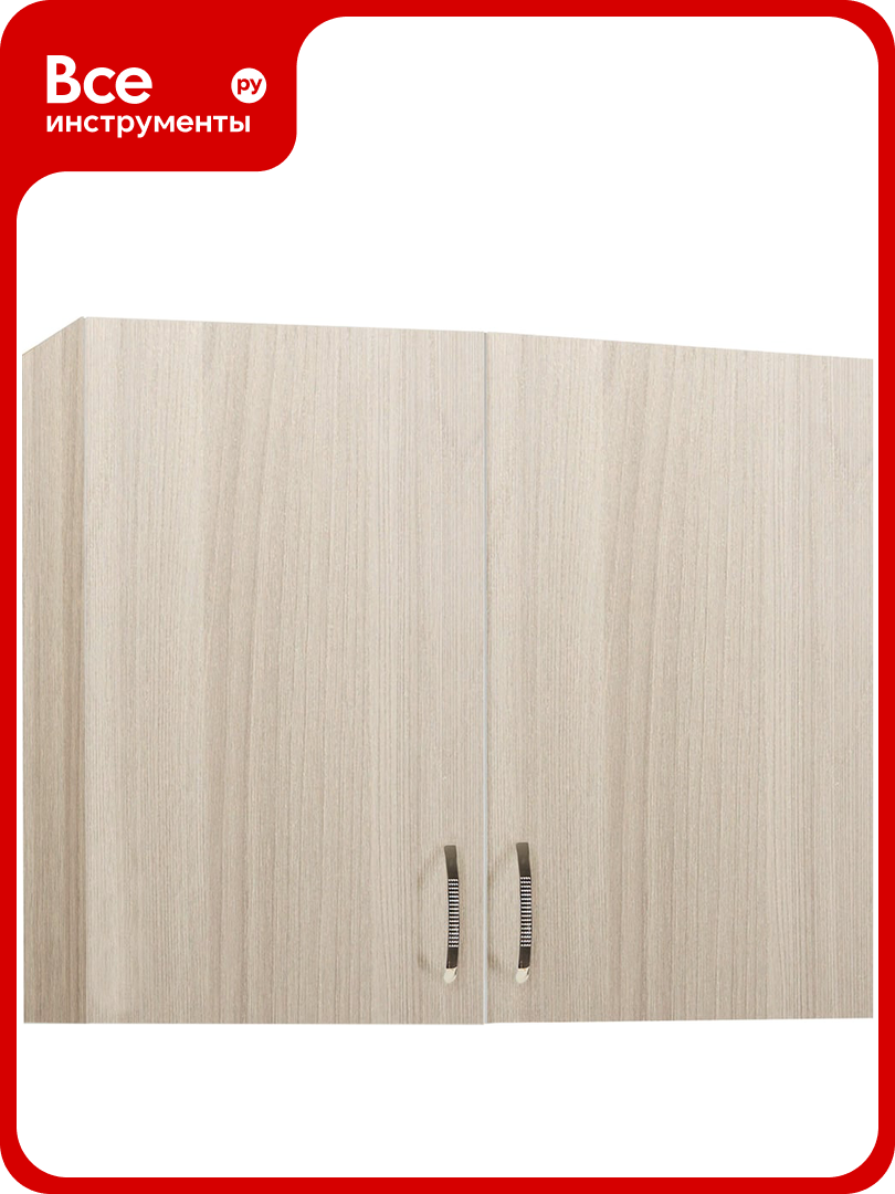 Шкаф для посуды SANTREK ширина 60 см цвет ясень шимо светлый ЛДСП 110412